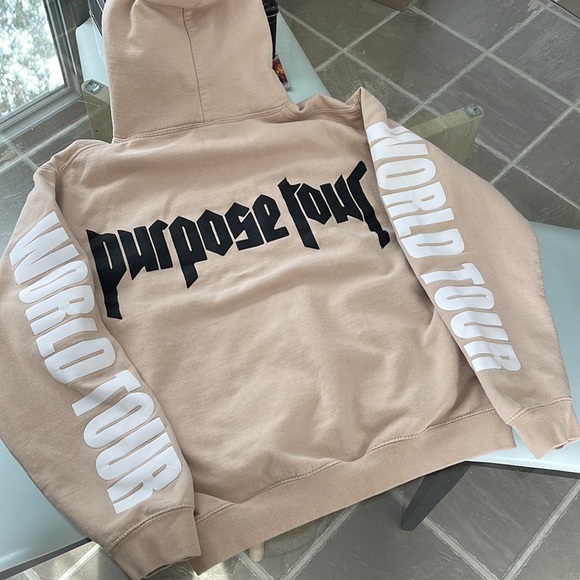 Justin Bieber Tops - Justin Bieber, Purpose Tour Hoodie, M, EUC